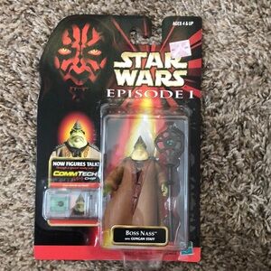 Star Wars E1 Boss Nass / Mint on Cardback Sealed / 1998